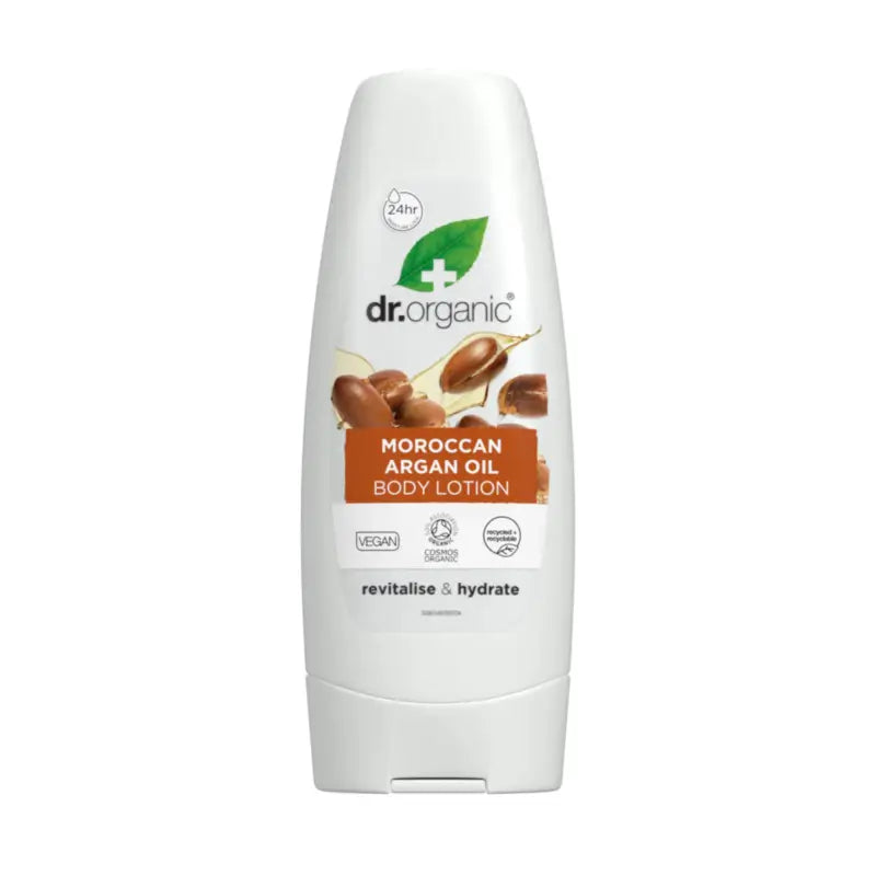 Lozione per il corpo all'olio di argan Dr. Organic 200Ml.
