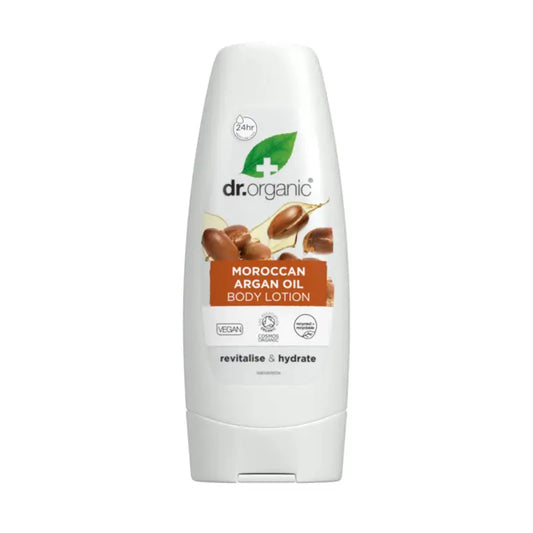 Lozione per il corpo all'olio di argan Dr. Organic 200Ml.