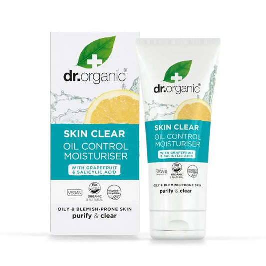 Dr.Organic Skin Clear Crema viso pelle acneica o grassa, 50 ml