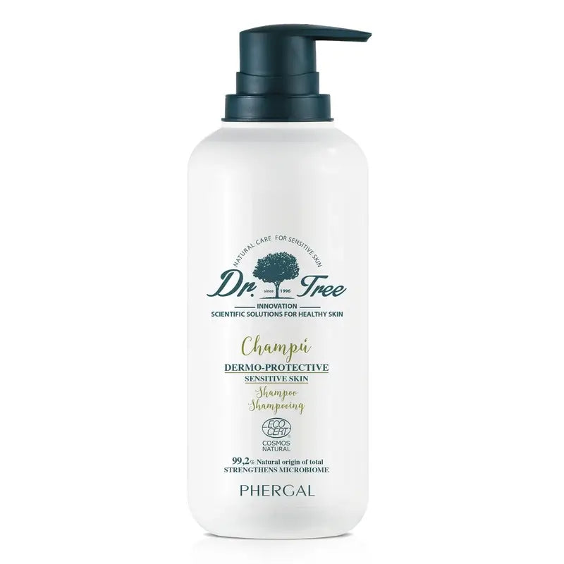 Dr. Tree Shampoo naturale dermo-protettivo per cuoio capelluto sensibile 400 Ml