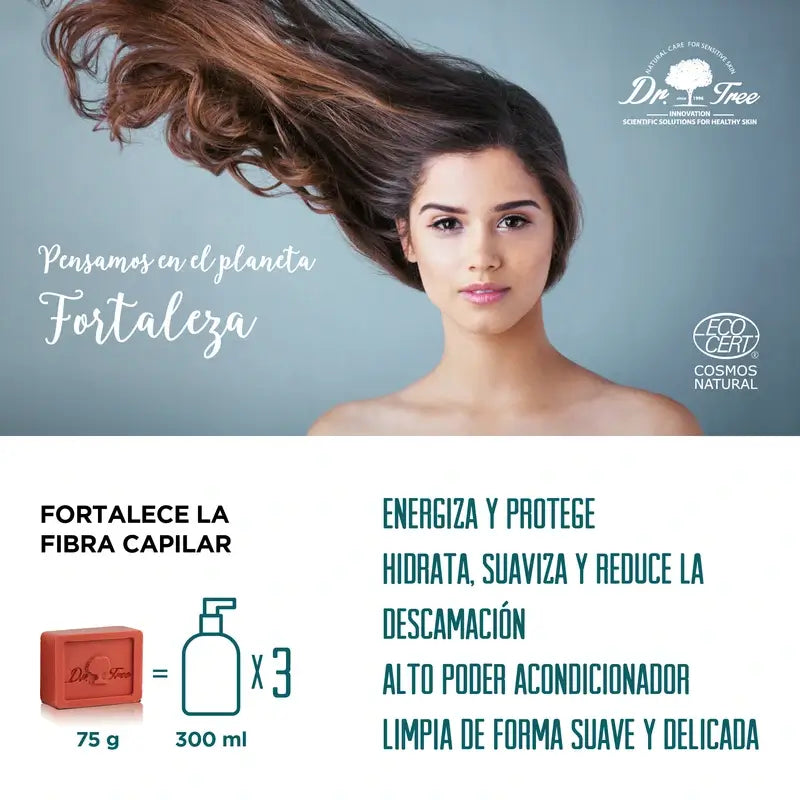 Dr. Tree Forza Naturale Shampoo solido naturale per cuoio capelluto sensibile
