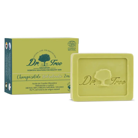 Dr. Tree Shampoo solido idratante naturale per cuoio capelluto sensibile