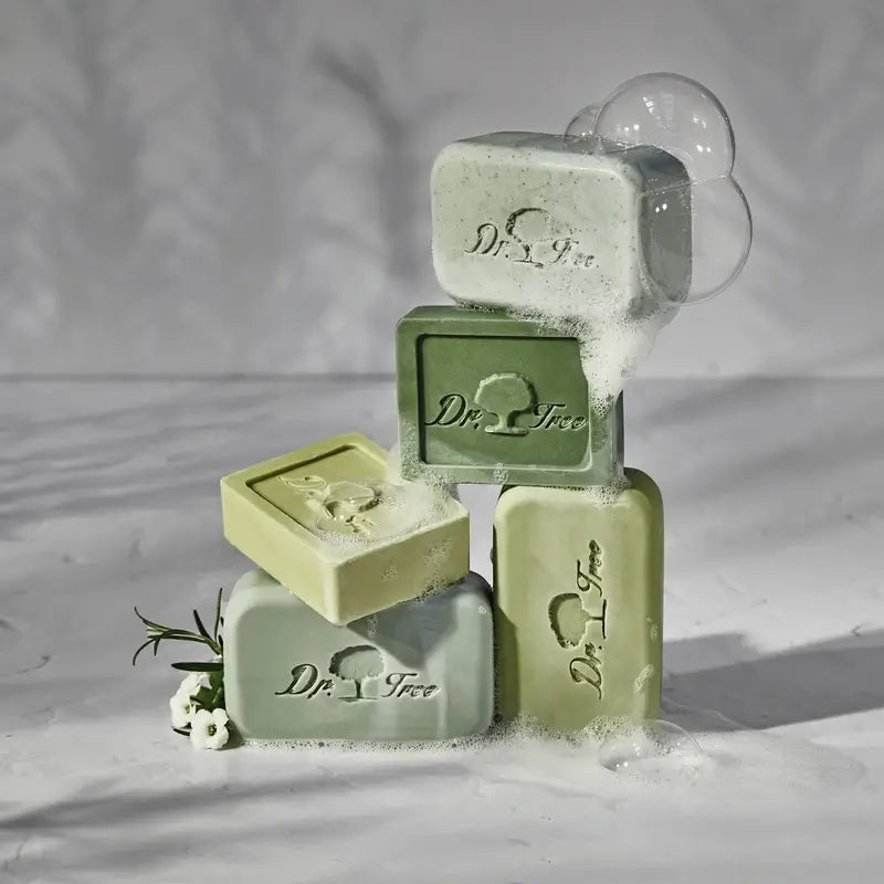 Dr. Tree Shampoo solido nutriente naturale per cuoio capelluto sensibile