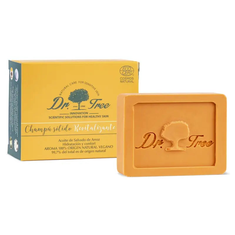 Dr. Tree Eco Shampoo solido rivitalizzante per cuoio capelluto sensibile