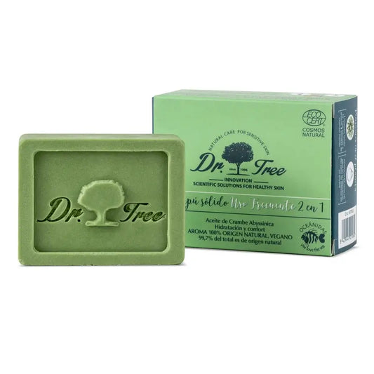 Dr. Tree Shampoo solido naturale Uso frequente per cuoio capelluto sensibile