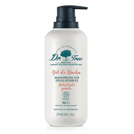  Dr. Tree Gel Doccia Naturale al Pompelmo Idratante Pelle Sensibile 500Ml