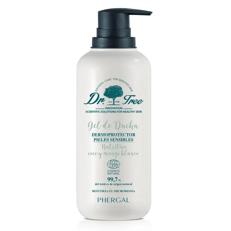 Dr. Tree Gel Doccia Nutriente Naturale al Cocco Pelle Sensibile 500Ml