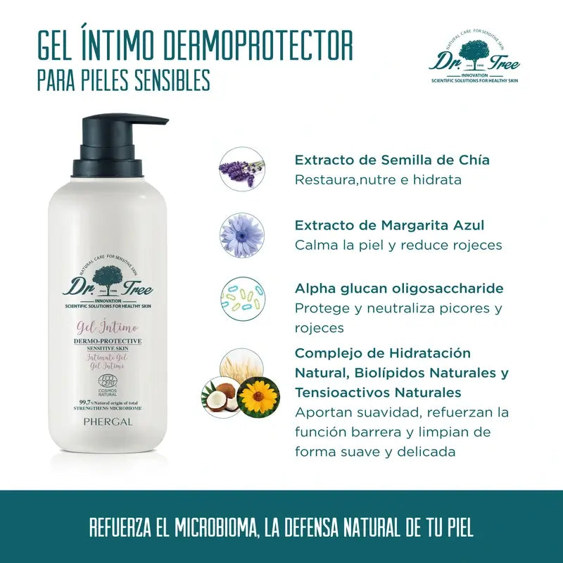 Dr. Tree Gel Intimo Naturale Pelle Sensibile 400ml