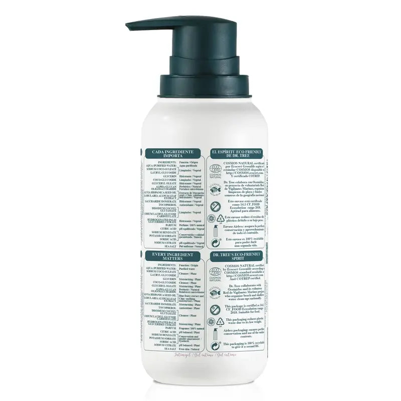 Dr. Tree Gel Intimo Naturale Pelle Sensibile 200Ml
