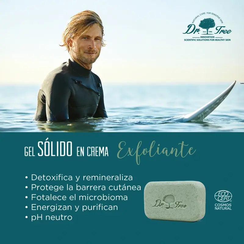 Dr. Tree Gel solido esfoliante naturale per pelli sensibili