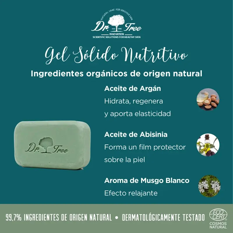 Dr. Tree Gel solido naturale nutriente per pelli sensibili