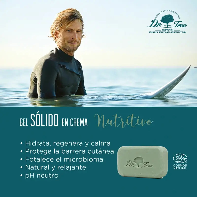 Dr. Tree Gel solido naturale nutriente per pelli sensibili