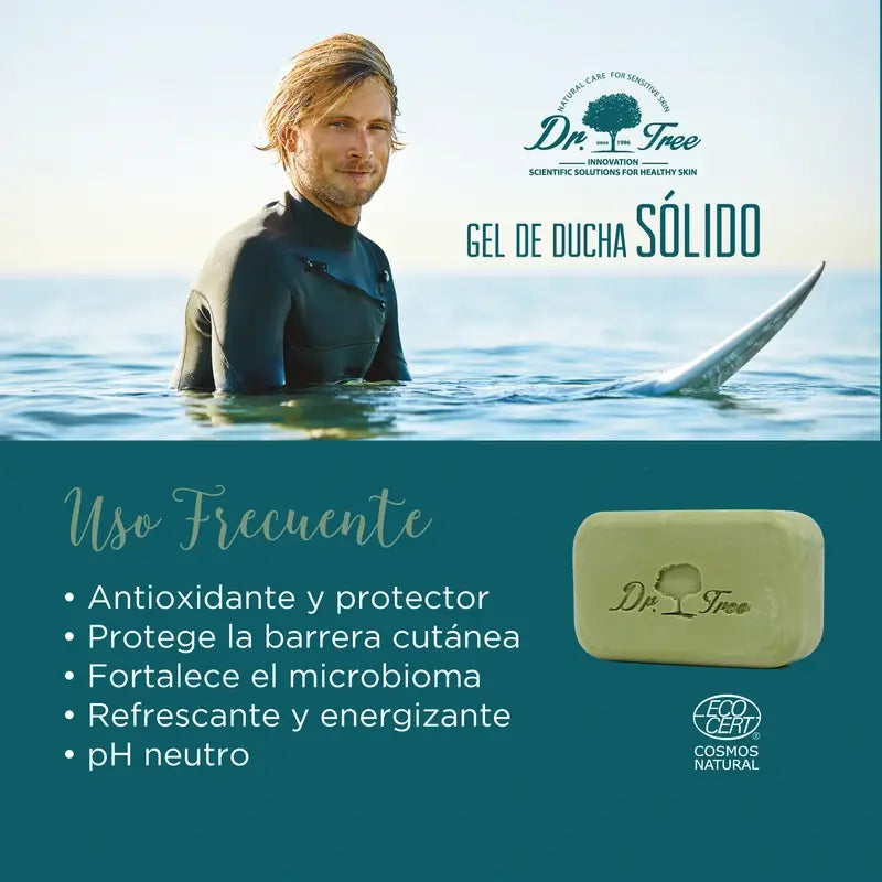 Dr. Tree Gel solido naturale per uso frequente Pelle sensibile