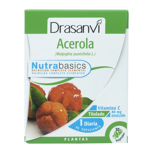 Drasanvi Acerola Nutrabasicos , 30 capsule