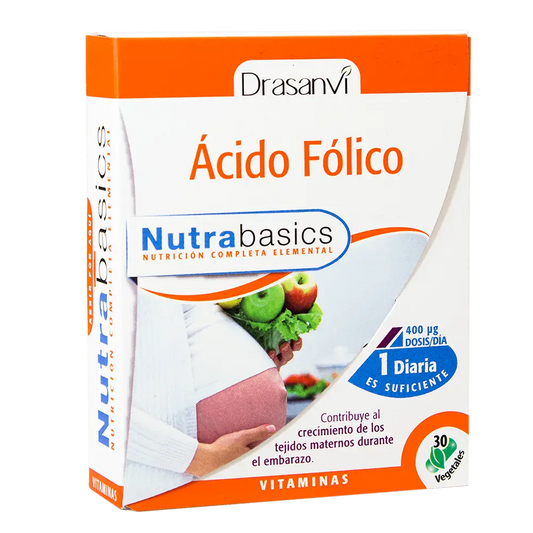 Drasanvi Folic Acid Nutrabasicos , 30 capsules