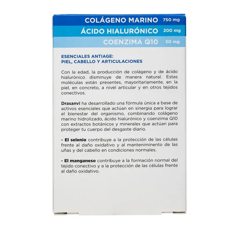 Drasanvi Capelli, pelle e unghie Collmar Antiage Essentials, 60 compresse