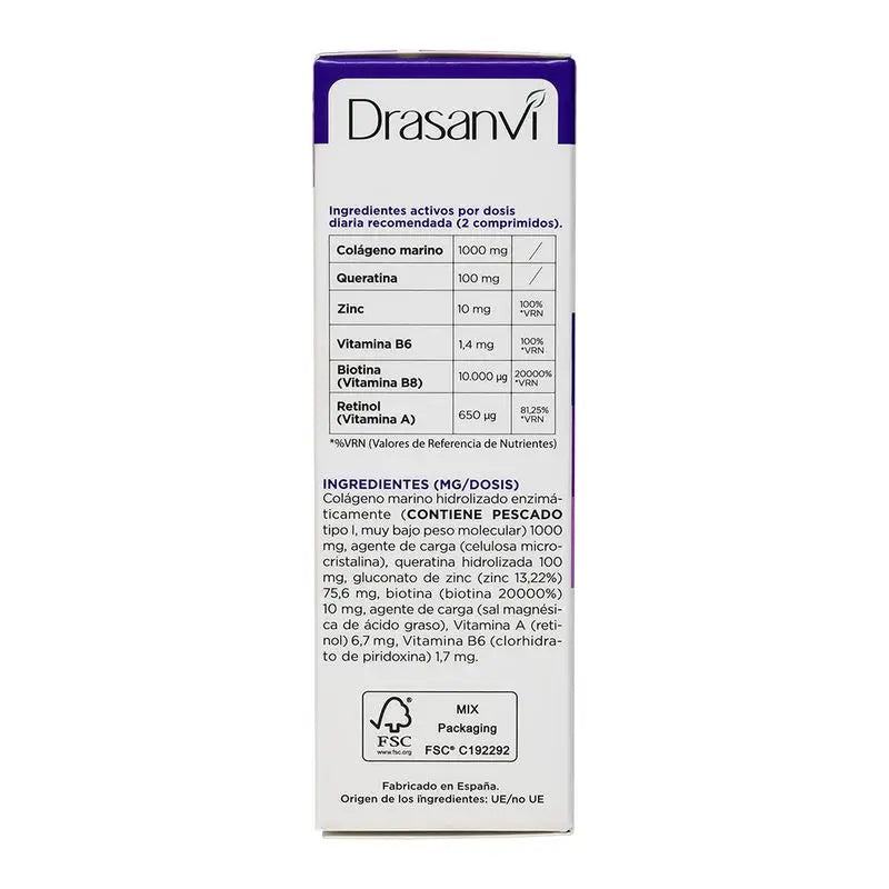 Drasanvi Capelli, pelle e unghie Collmar Essentials Beauty, 60 compresse