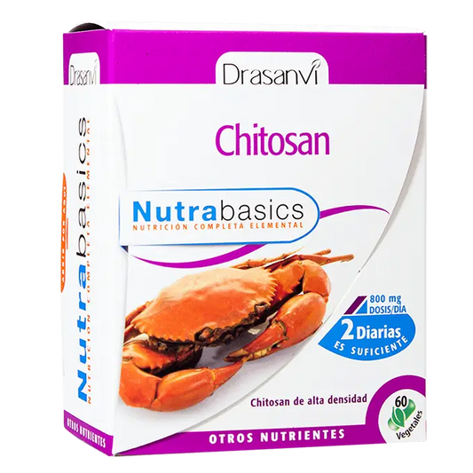 Drasanvi Chitosan 60 Capsules Nutrabasicos, 60 capsules