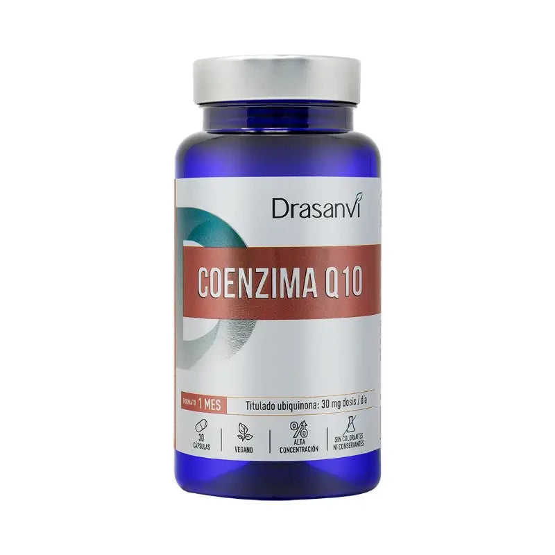 Drasanvi Coenzima Q10 30 Capsule Nutrabasicos Drasanvi Bottiglia