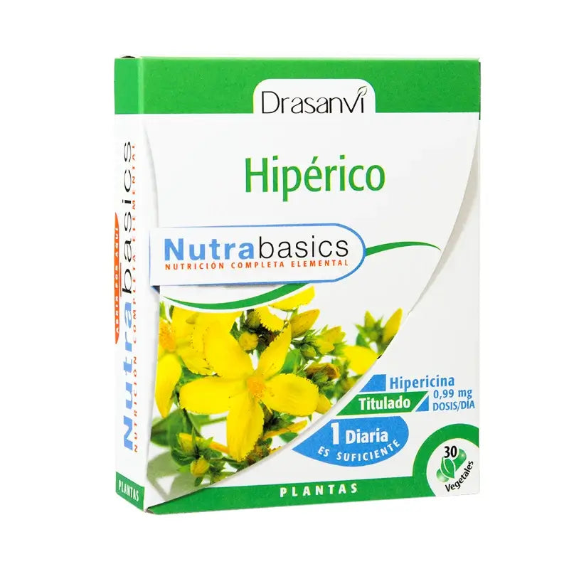 Drasanvi Hyperic 30 Capsule Nutrabasicos Drasanvi Bottiglia