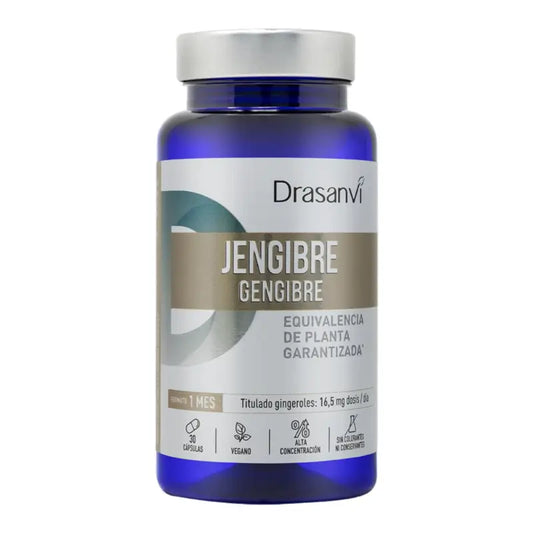 Drasanvi Zenzero 30 Capsule Nutrabasicos Drasanvi Bottiglia