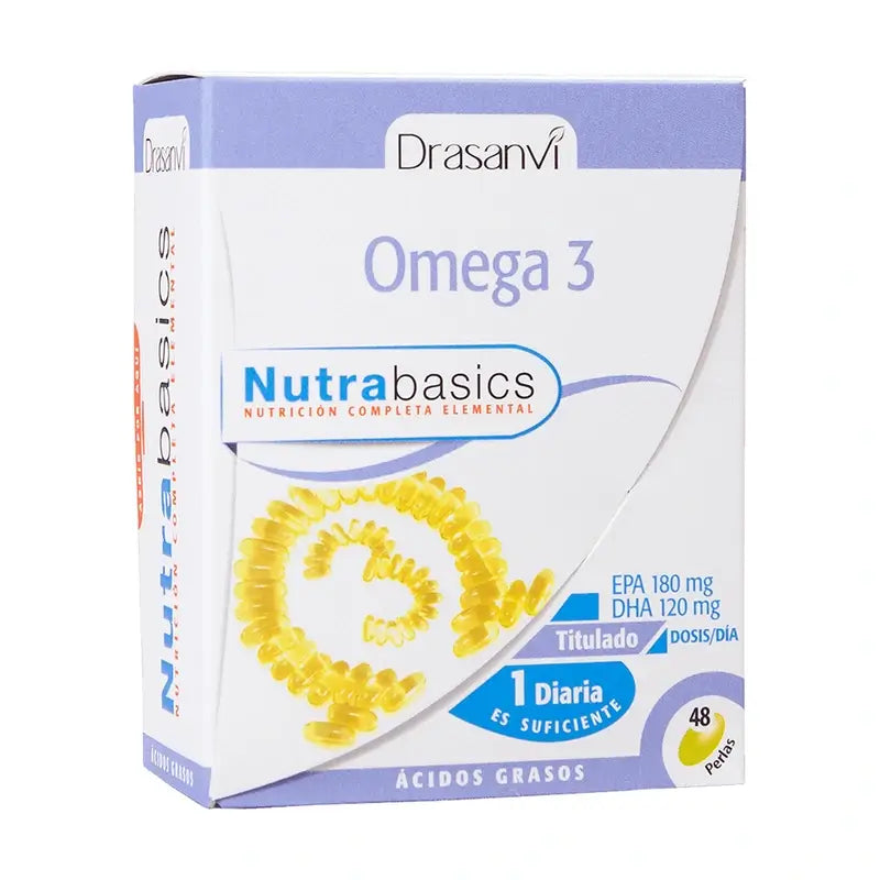 Drasanvi Omega 3 1000Mg Nutrabasicos , 48 capsule morbide