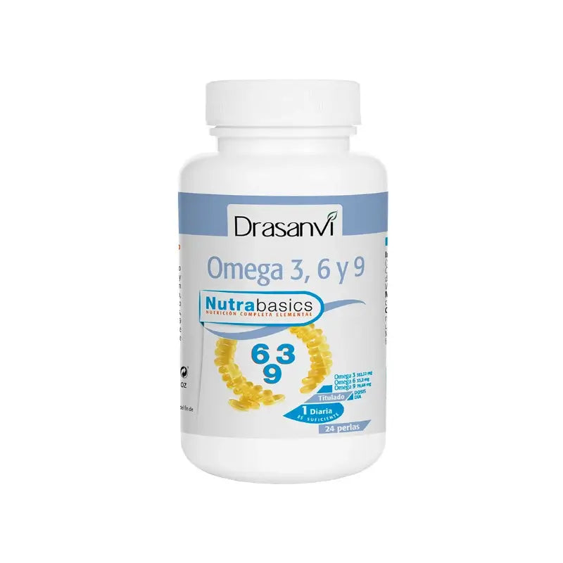 Drasanvi Omega 3-6-9 1000Mg Nutrabasic Pot , 24 perle