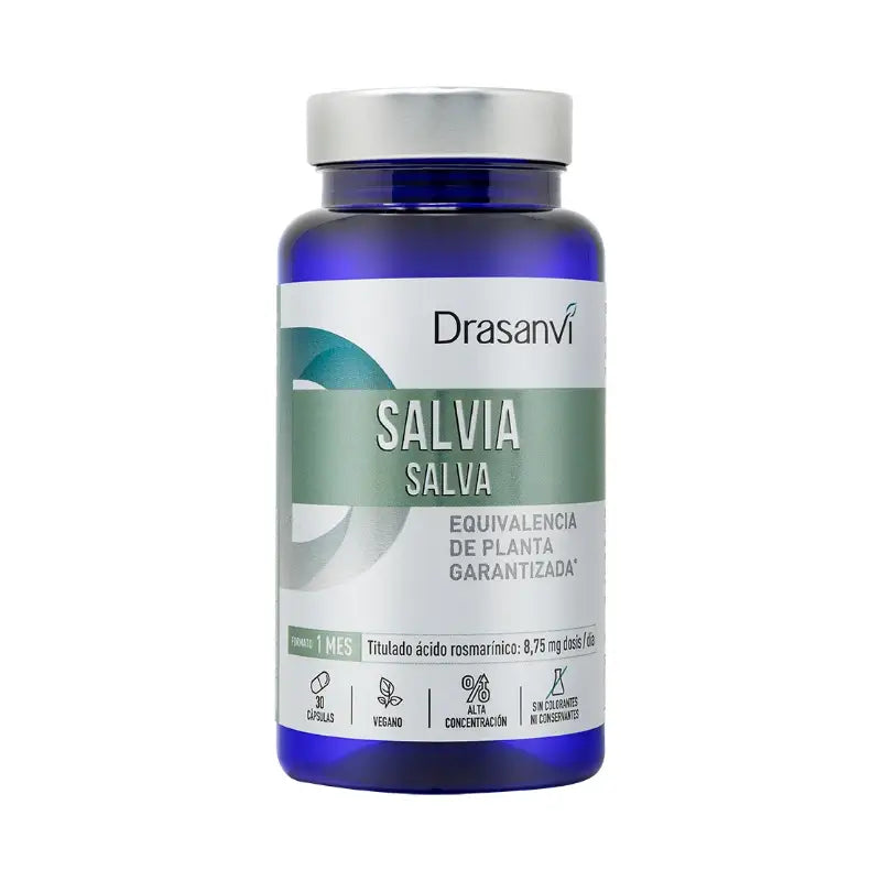 Drasanvi Salvia 30 Capsule Bottiglia Nutrabasicos Drasanvi