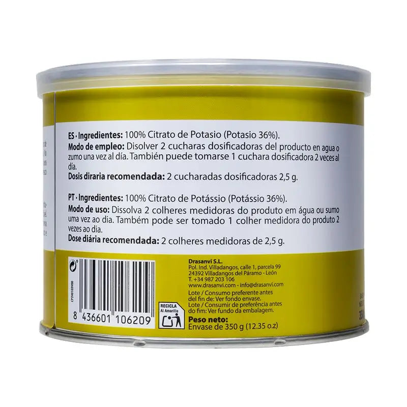 Drasanvi Vitamine e minerali Citrato minerale di potassio, 350 g