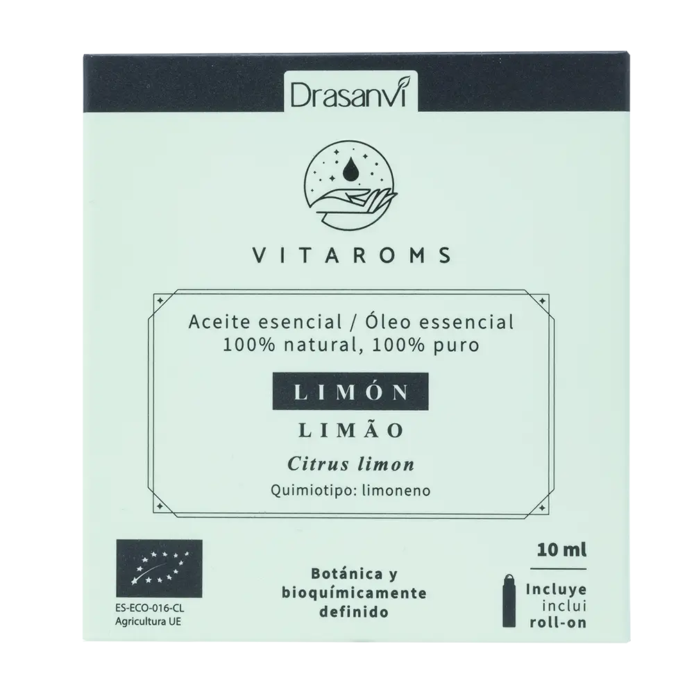 Drasanvi Vitaroms Olio essenziale di limone Bio , 10 ml
