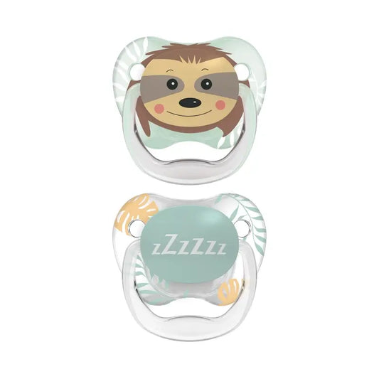 Succhiotto Dr.Brown's Prevent Classic Animal Faces T2 6-18 mesi - Bambina