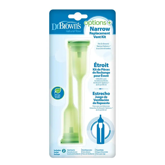 Kit di ricambio per bocca stretta del Dr. Brown (2 valvole + 2 tubi)