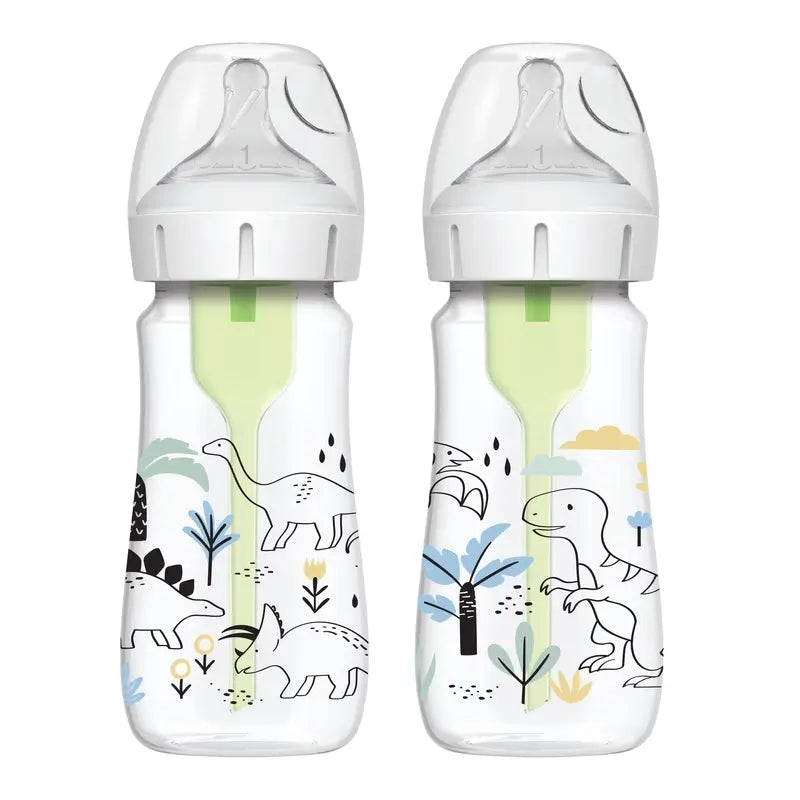 Confezione da 2 bottiglie Ba Dinosaur Pp Options+ del Dr.Brown's