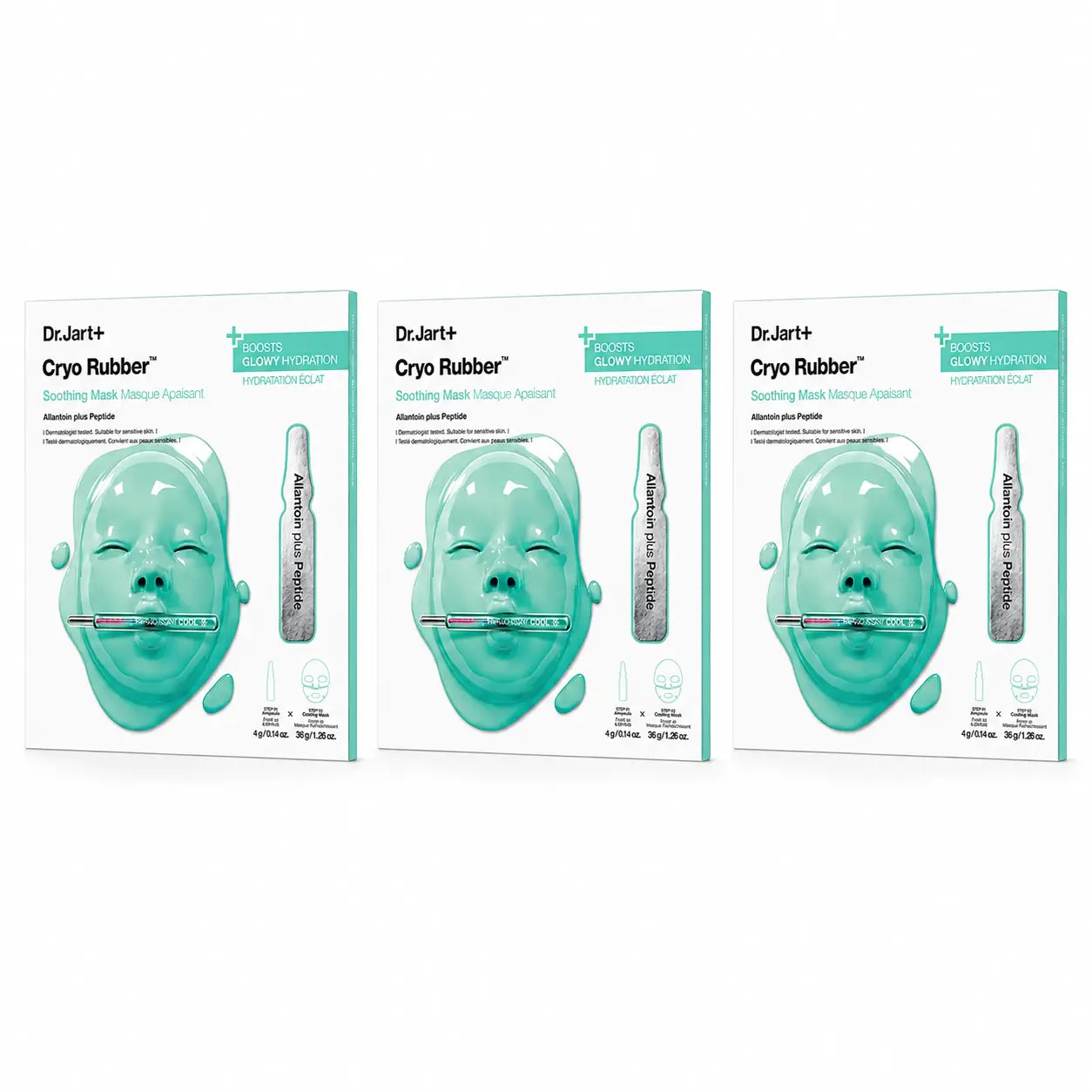Dr.Jart+ Dr.Jart+ Cryo Rubber Maschera lenitiva , confezione da 3