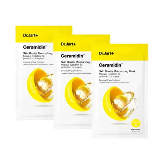 Dr.Jart+ Maschera idratante protettiva per la pelle, 3X22 Gr