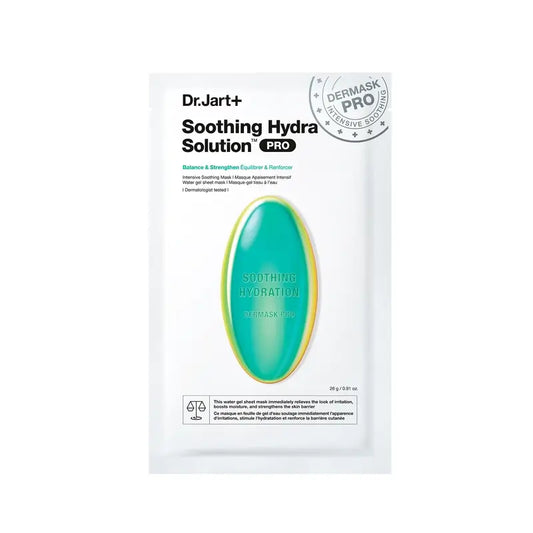 Dr. Jart+ Dermask Hydra Solution Pro Maschera viso lenitiva intensiva, 26g