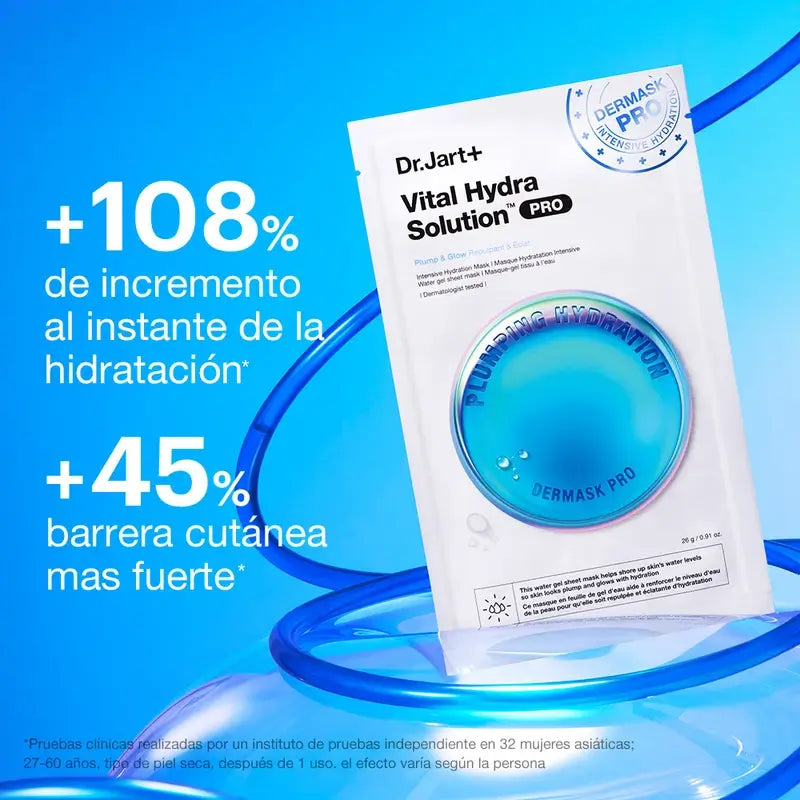 Dr. Jart+ Dermask Vital Hydra Solution Pro Maschera viso idratante, 26g