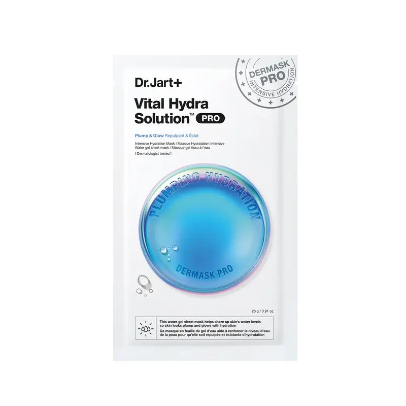 Dr. Jart+ Dermask Vital Hydra Solution Pro Maschera viso idratante, 26g
