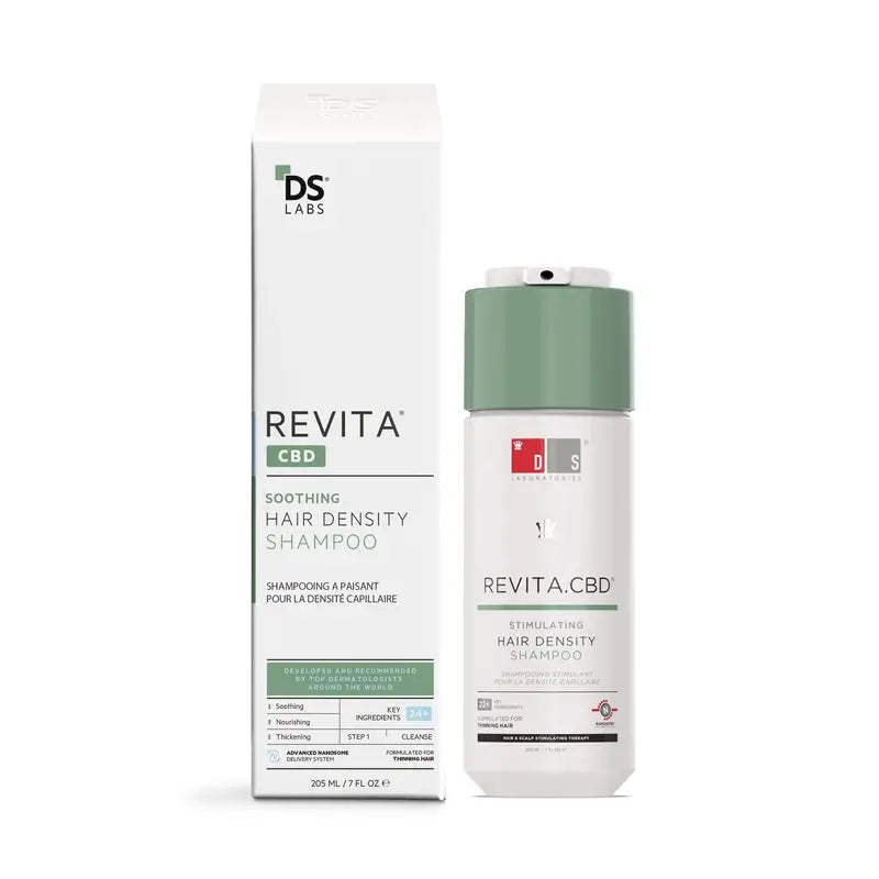 Ds Laboratories Revita Cbd Shampoo antiossidante e stimolante contro la perdita di capelli, 205 ml