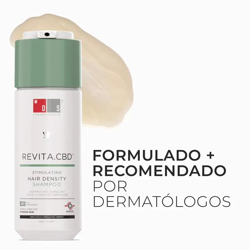 Ds Laboratories Revita Cbd Shampoo antiossidante e stimolante contro la perdita di capelli, 205 ml
