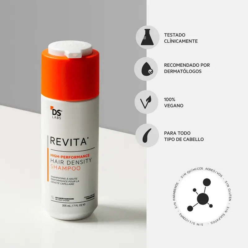Ds Laboratories Revita Shampoo stimolante anticaduta per capelli, 205ml