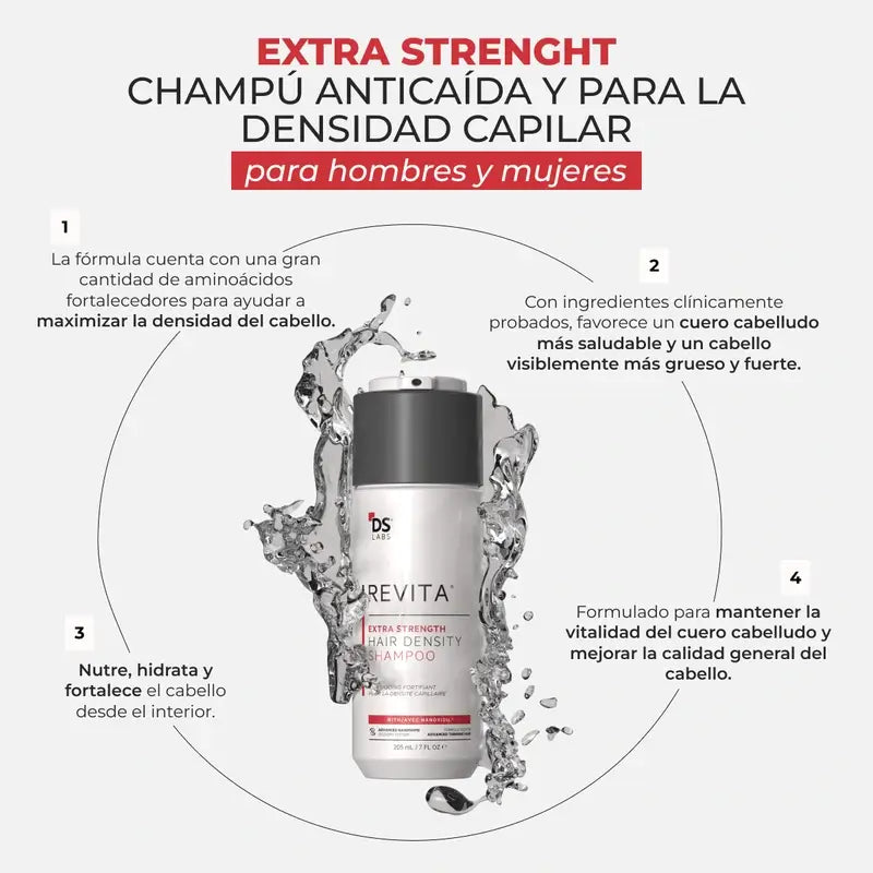 Ds Laboratories Revita Shampoo stimolante della densità dei capelli e della perdita di capelli, 205 ml
