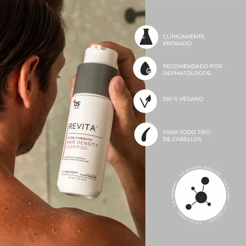 Ds Laboratories Revita Shampoo stimolante della densità dei capelli e della perdita di capelli, 205 ml
