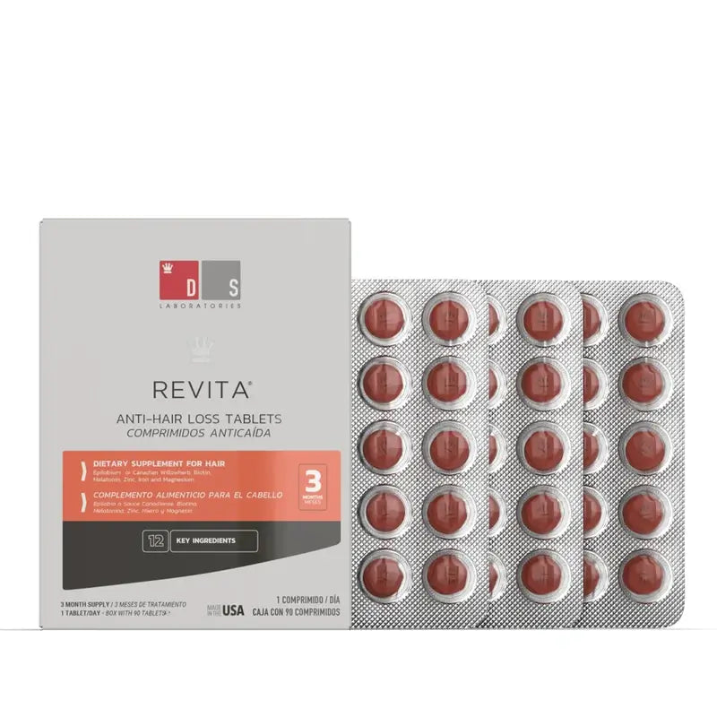 Ds Laboratories Revita Compresse Anti-Caduta di Capelli, 90 pz.