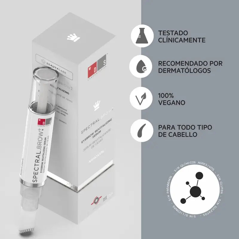 Ds Laboratories Spectral Brow Siero rivitalizzante per sopracciglia, 4 ml