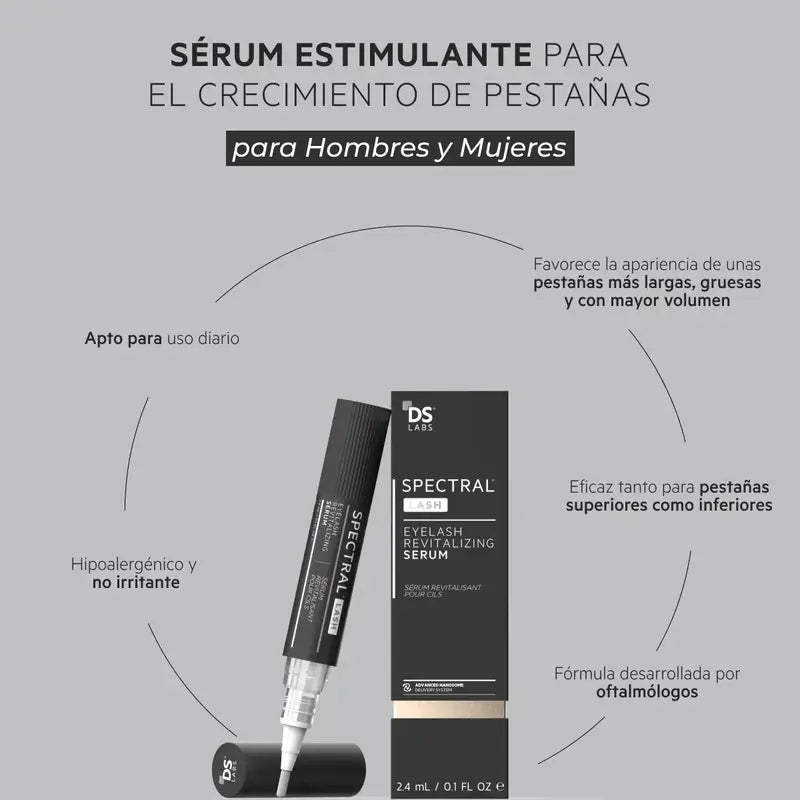 Ds Laboratories Spectral Lash Stimulating Eyelash Growth Serum, 2,4 ml