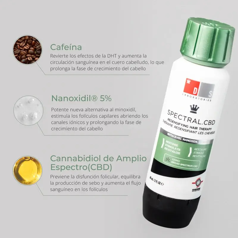 Ds Laboratories Spectral Cbd Lozione per la perdita di capelli, 60 ml