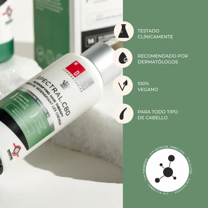 Ds Laboratories Spectral Cbd Lozione per la perdita di capelli, 60 ml
