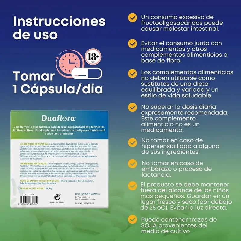 Duaflora Protect Probiotics 30 capsule