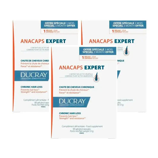Ducray Anacaps Expert, confezione 3 x 90 capsule